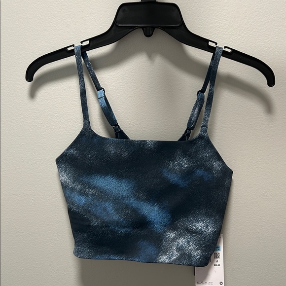 NWT- Women’s Nike Navy Set 7/8 Leggings & Convertible Sports Bra Size Medium - Picture 4 of 12
